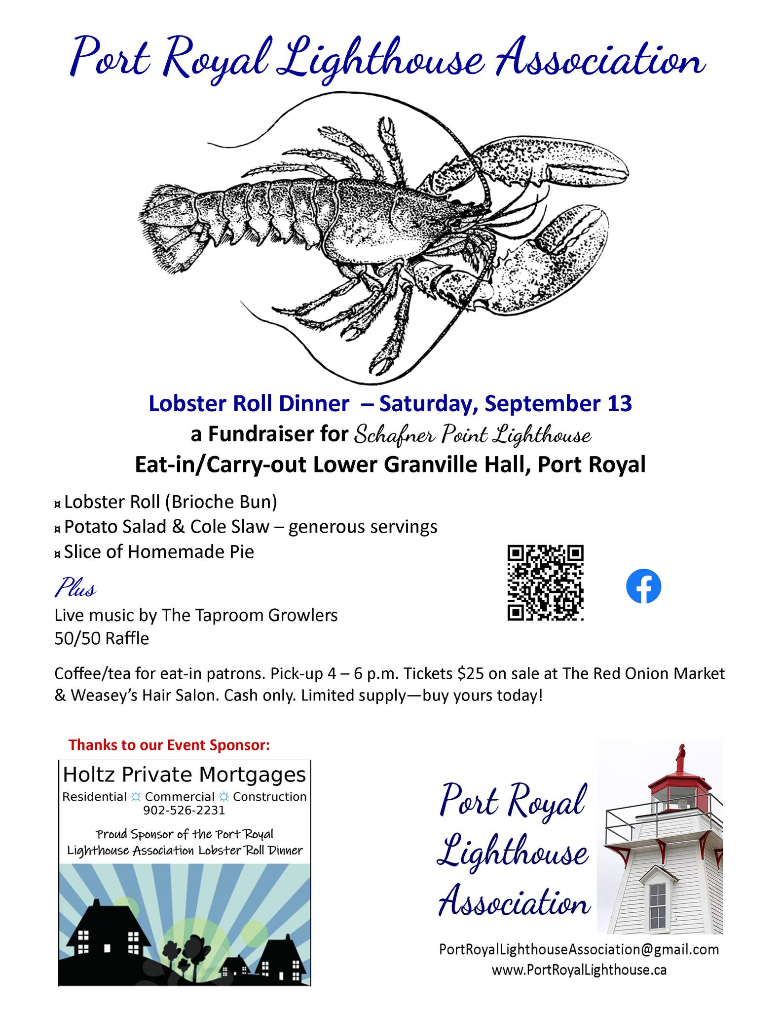Lobster dinner fundraiser