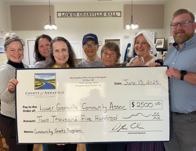 Lower Granville Hall Grant Acceptance